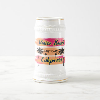 Venice Beach California Bierglas