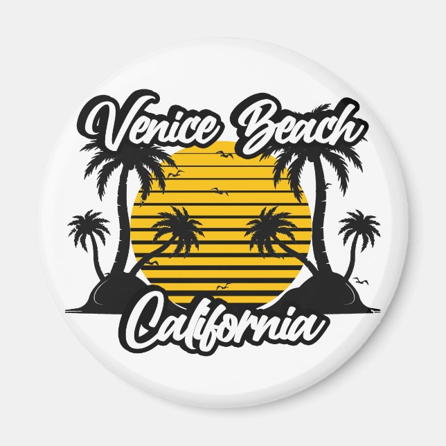 Venice Beach California Magnet (Vorne)
