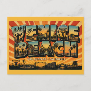 Venice Beach California Muscle Beach Skate Park Postkarte