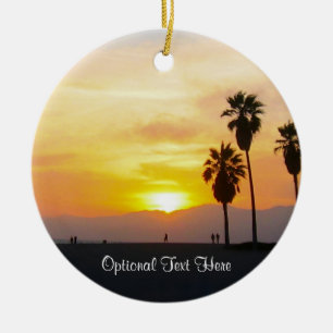 Venice Beach California Sunset Souvenir Keramik od Keramik Ornament