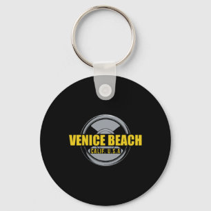 Venice Beach California Usa Gym Bodybuilding Works Schlüsselanhänger