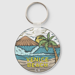 Venice Beach California Vintag Schlüsselanhänger