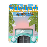 Venice Beach California Vintage Poster.