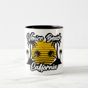 Venice Beach California Zweifarbige Tasse