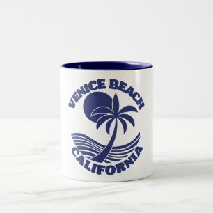 Venice Beach California Zweifarbige Tasse