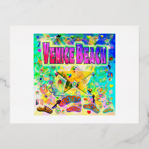Venice Beach Epoch Hour Postkarte