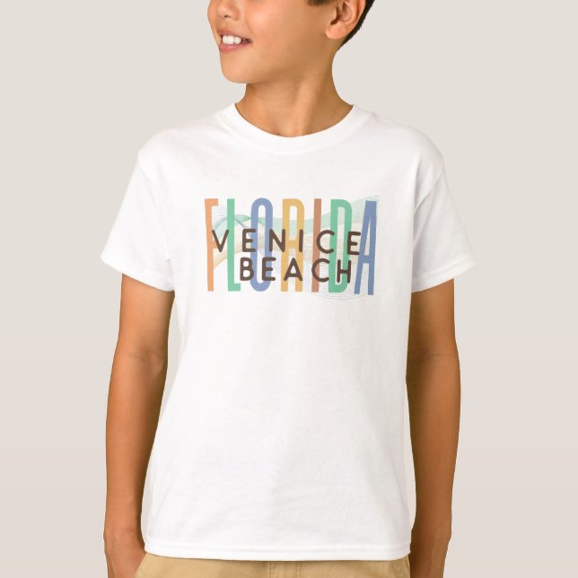 Venice Beach Florida (Sandwellen) T-Shirt (Vorderseite)