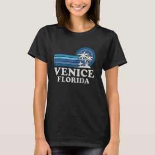 Venice Beach Florida Vintage Familien Sommerferien T-Shirt