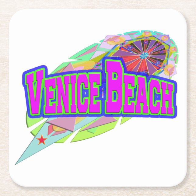 "Venice Beach" Future Untersetzer (Vorderseite)
