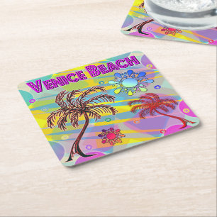 Venice Beach Happy and Hope Untersetzer