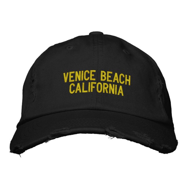 Venice Beach, Kalifornien, bestickte Cap Baseballkappe (Vorderseite)