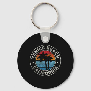 Venice Beach Kalifornien Ca Vintage Grafik Retro 7 Schlüsselanhänger