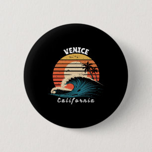 Venice Beach Kalifornien Frauen Männer beim Surfbo Button