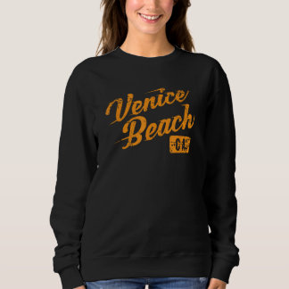 Venice Beach Kalifornien Retro Vintage abgenutzt 1 Sweatshirt