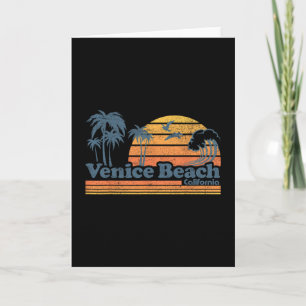 Venice Beach Kalifornien Urlaub Süß Vintage Cali Karte