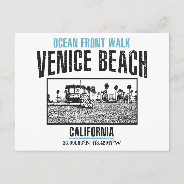 Venice Beach Postkarte (Vorderseite)