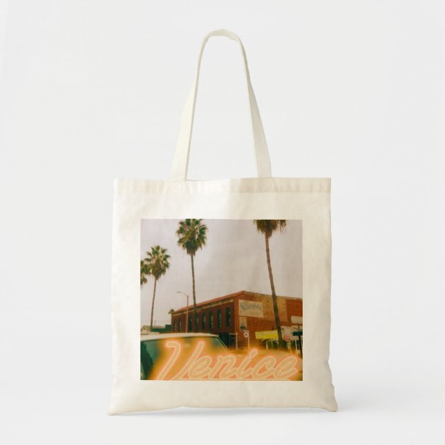 Venice Beach Retro Druck Tragetasche (Vorne)