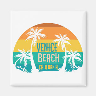 Venice Beach Retro Magnet
