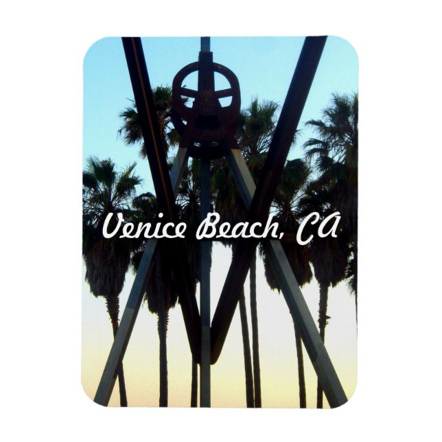 Venice Beach Sky California Souvenir Foto Magnet (Vertikal)
