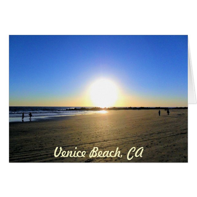 Venice Beach Sunset (Vorderseite (Horizontal))