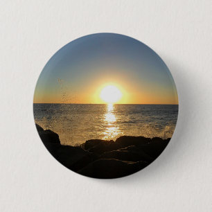 Venice Beach Sunset Button