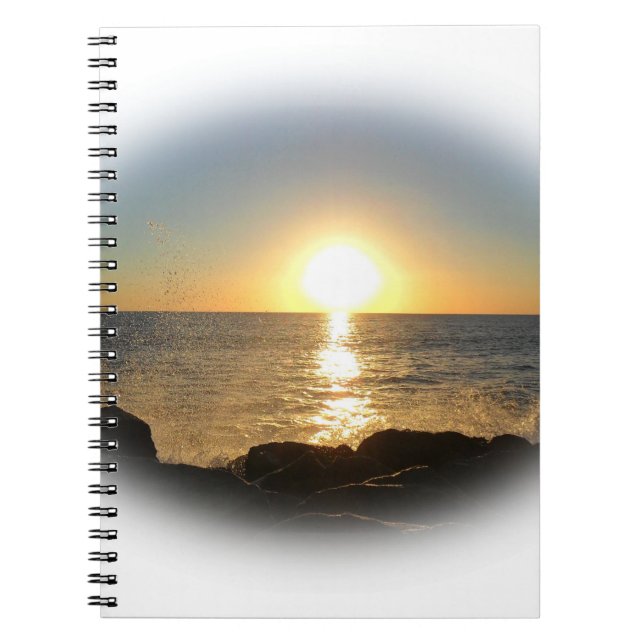 Venice Beach Sunset Notizblock (Vorderseite)