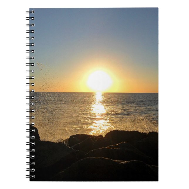 Venice Beach Sunset Notizblock (Vorderseite)
