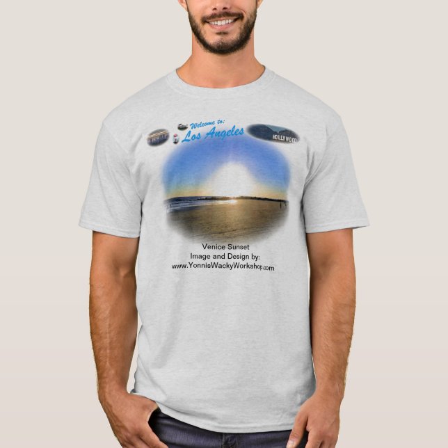 Venice Beach Sunset T-Shirt (Vorderseite)