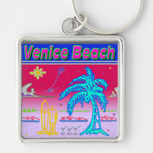 "Venice Beach" Surfer Keychain Schlüsselanhänger