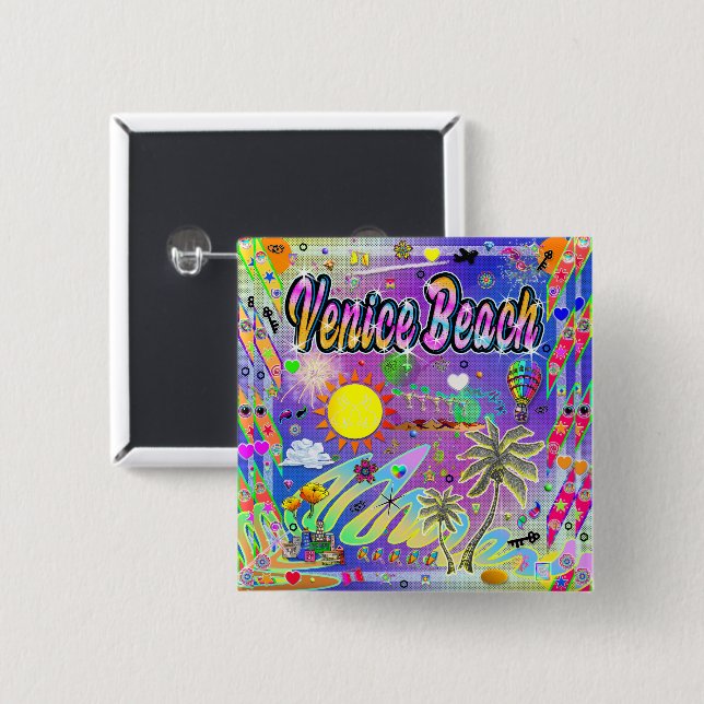 Venice Beach Timeless Melody Button (Vorne & Hinten)
