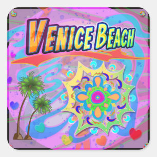 Venice Beach True Progress Aufkleber