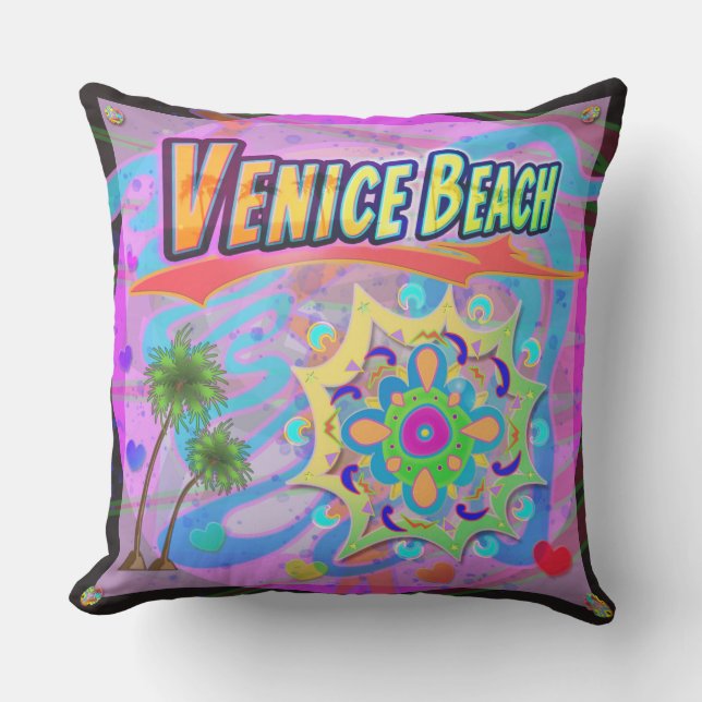 Venice Beach True Progress Kissen (Vorderseite)