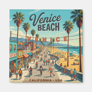Venice Beach USA Magnet