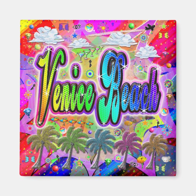 Venice Beach Vista Express Magnet (Vorne)