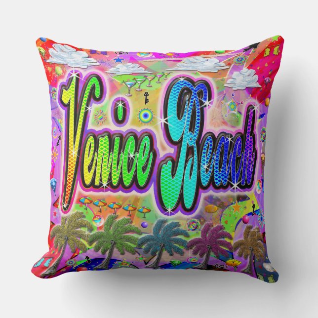 Venice Beach Vista Express Pillow Kissen (Vorderseite)