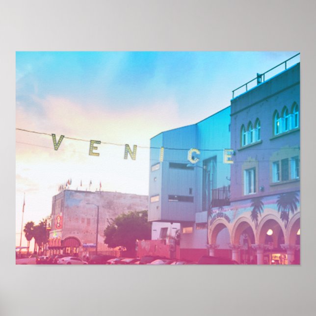 Venice Beach-Zeichen Poster (Vorne)