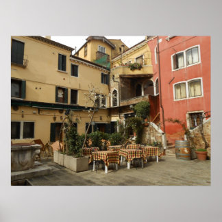 Venice Café Poster