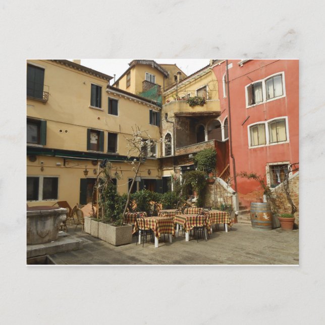 Venice Café Postkarte (Vorderseite)