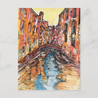 Venice Canals Postkarte