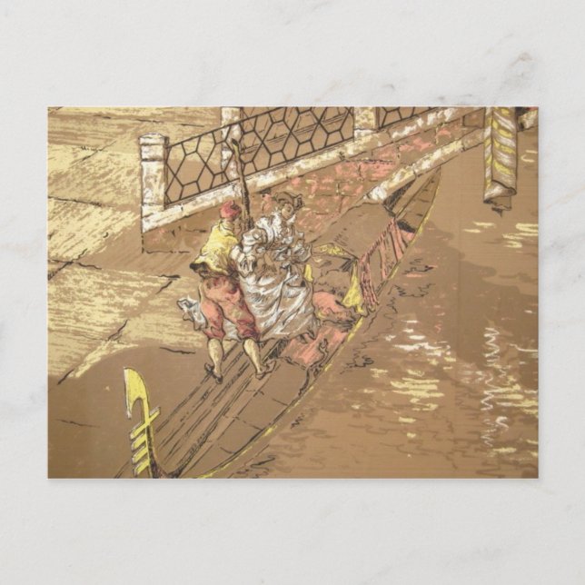 Venice Carnival Postkarte (Vorderseite)