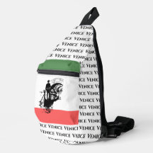 Venice Gondola Bridges Design Sling Bag
