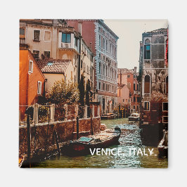 Venice Gondola Canal Italien Fotografie  Magnet