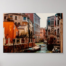 Venice Gondola Canal Italien Fotografie Poster
