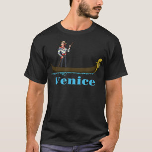 Venice Gondola Italien Souvenir T - Shirt