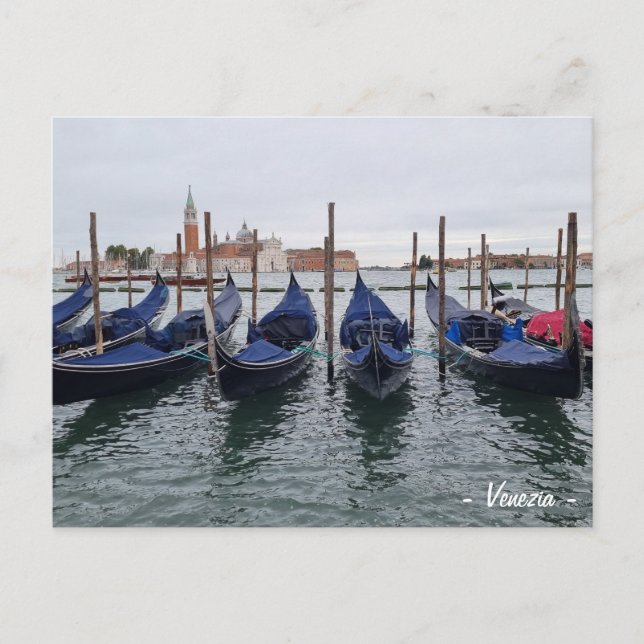 Venice Gondola Postkarte (Vorderseite)