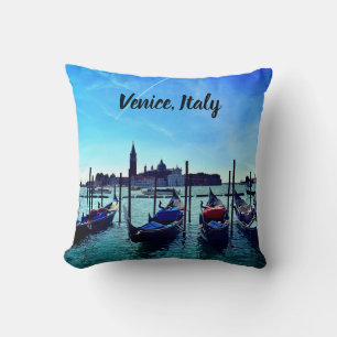 Venice Gondolas Boat Italien Blue Sky Kissen