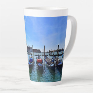 Venice Gondolas Boat Italien Blue Sky Milchtasse