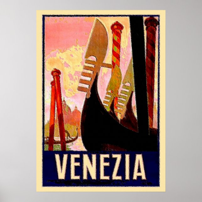 Venice Gondolas Poster (Vorne)