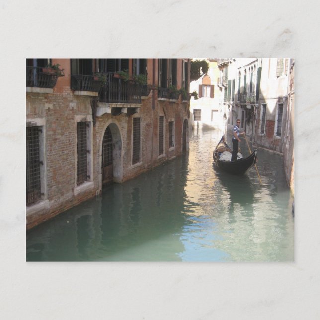 Venice gondolier - Postcard Postkarte (Vorderseite)
