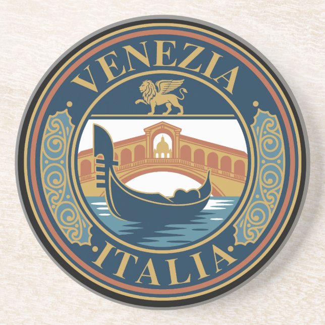 Venice Italy Getränkeuntersetzer (Vorne)
